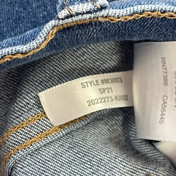 Madewell 9" Mid-Rise Skinny Jeans Medium Wash Size 25 - Picture 12 of 15